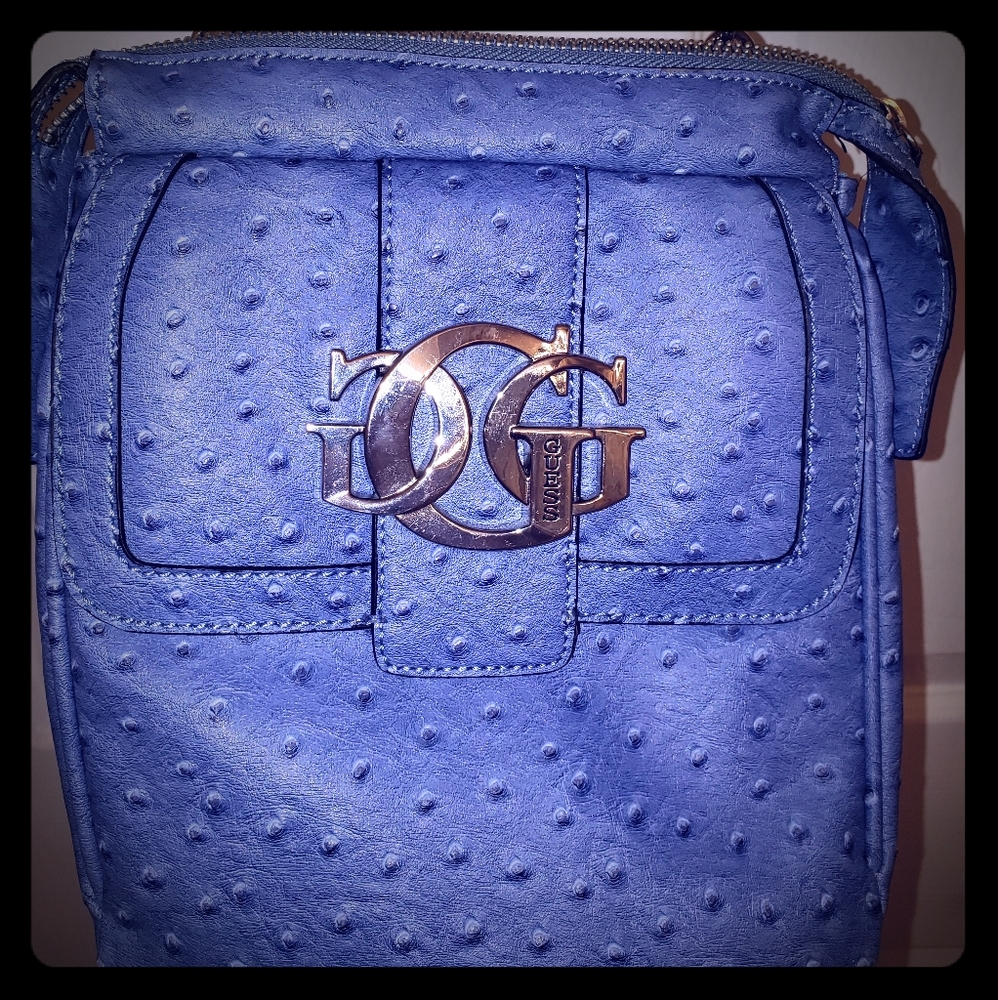 Guess blue purse